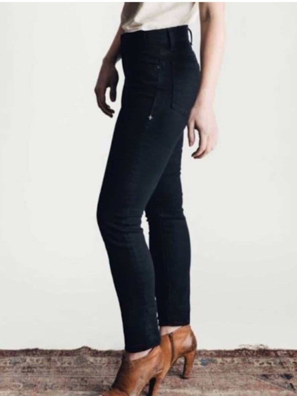 Imogene + Willie Lucy Jean Black Size 27R